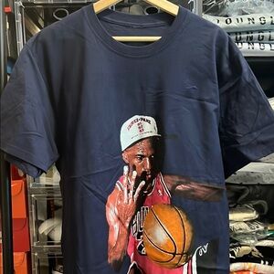 Blue Michael Jordan Short Sleeve Tee